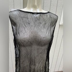 Sleeveless sheer sexy top. Size M/L NWT